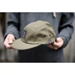 Bárki Bárhol - 5-panel sapka (katonai zöld - szövött címkével) 
