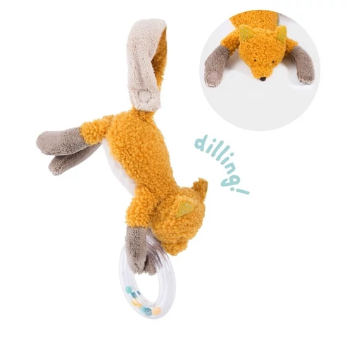 Chaussette, a kicsi róka - csörgős plüss
