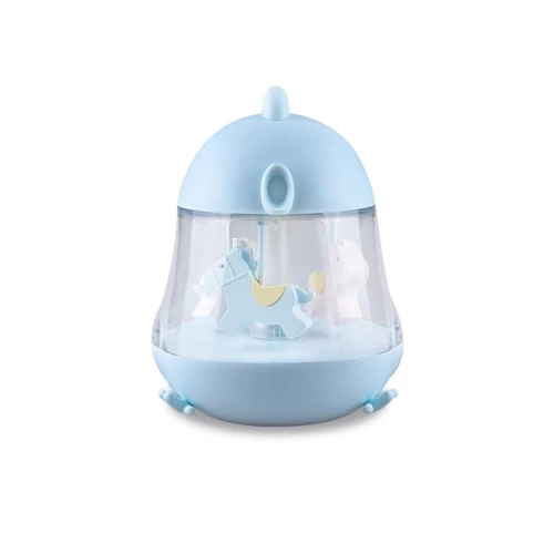 Pipi formájú lámpa pónis körhintával, és zenedobozzal - baba kék