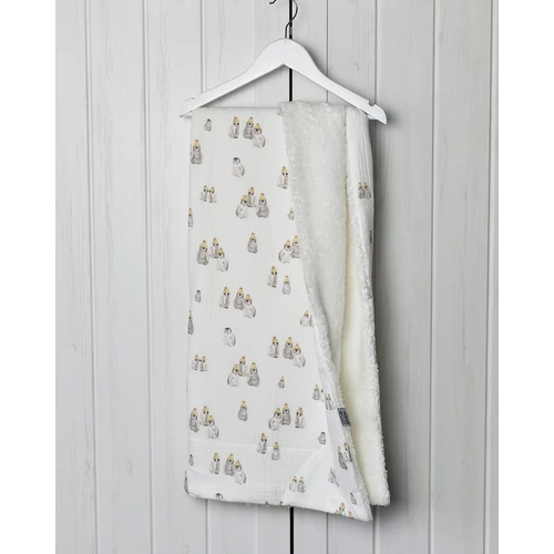 Egyedi plüss takaró - Pingvines