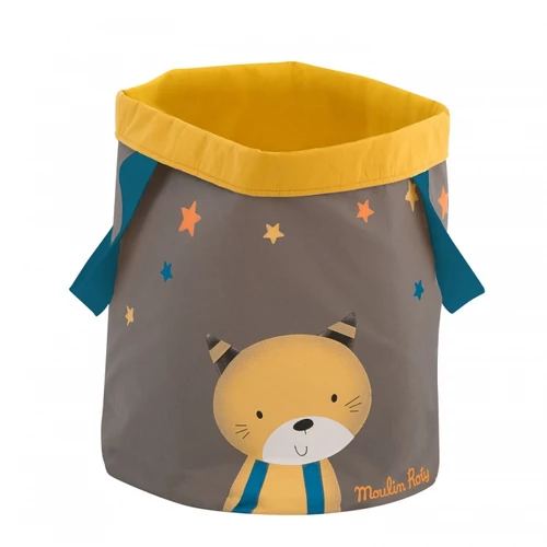 Lulu cicás textil játéktároló kosár